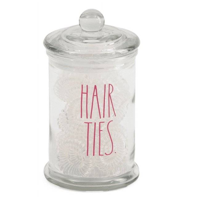 Rae Dunn Hair Ties Rae Dunn Elastic Hair Ties, Clear Ponytail Holders