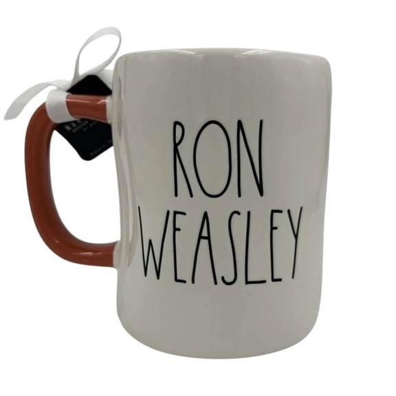 Rae Dunn Harry Potter Ron Weasley Double Sided Ceramic Coffee Mug