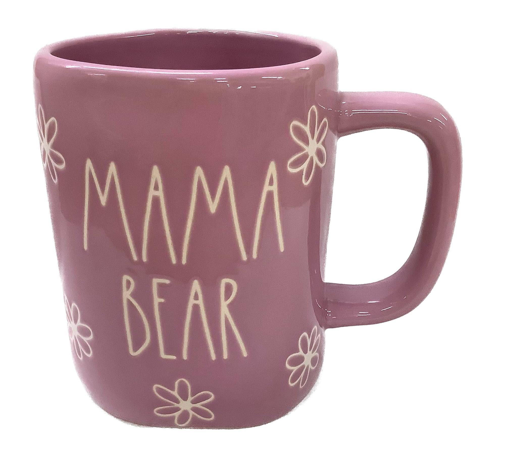 Rae Dunn “HOT MAMA” Ceramic Mug - 16 Oz Novelty Coffee Tea Mug By Magenta