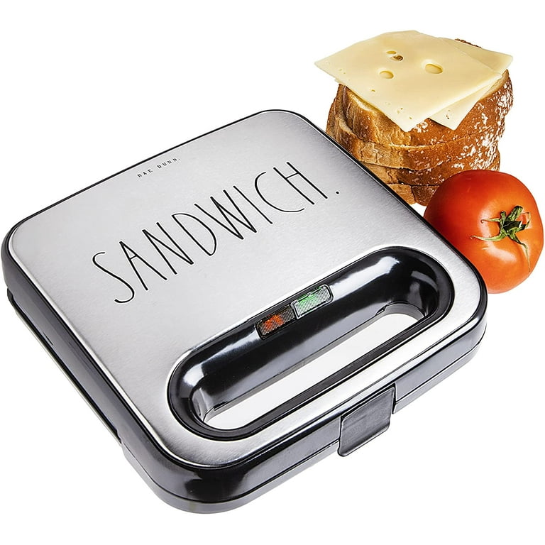 Grilling bar rice cake with a sandwich maker