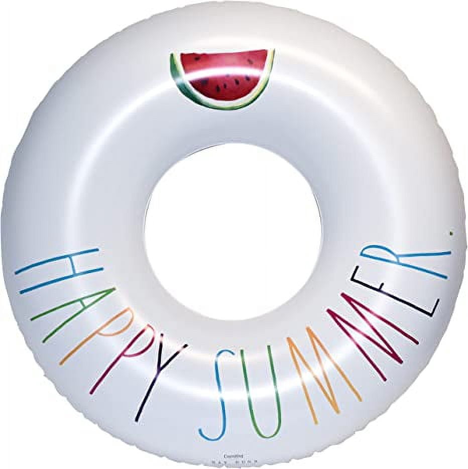 Designer Water Float Tube Rae Dunn X CocoNut 48-Inch Pool Float Ring ...