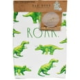 thumbnail image 1 of Rae Dunn: Roar Kids Hooded Towel & 12" Beach Ball - Dinosaur 48"x 24" Poncho, Cotton Terry Beach Cover Up, Toddler 3+, 1 of 9