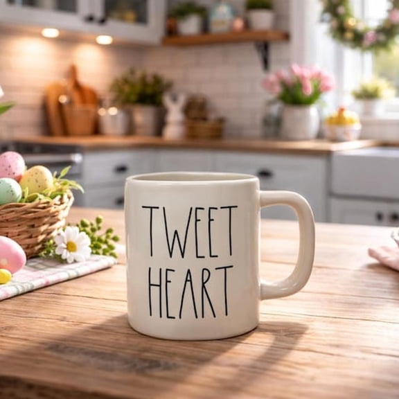 Rae Dunn TWEET HEART Mug Easter Rae Dunn Mug Spring Coffee Mug Farmhouse Easter DE1cor Rae Dunn Collector Gift