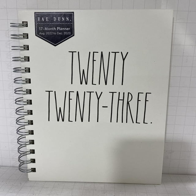 Rae Dunn TWENTY TWENTY FOUR 2024 Planner 12 Months January to