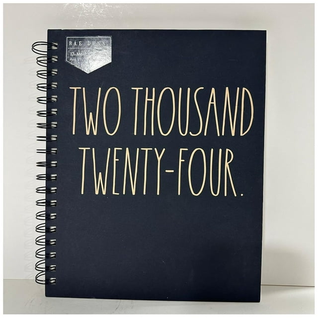 Rae Dunn TWO THOUSAND TWENTY FOUR 2024 Planner Calender 17 MONTH