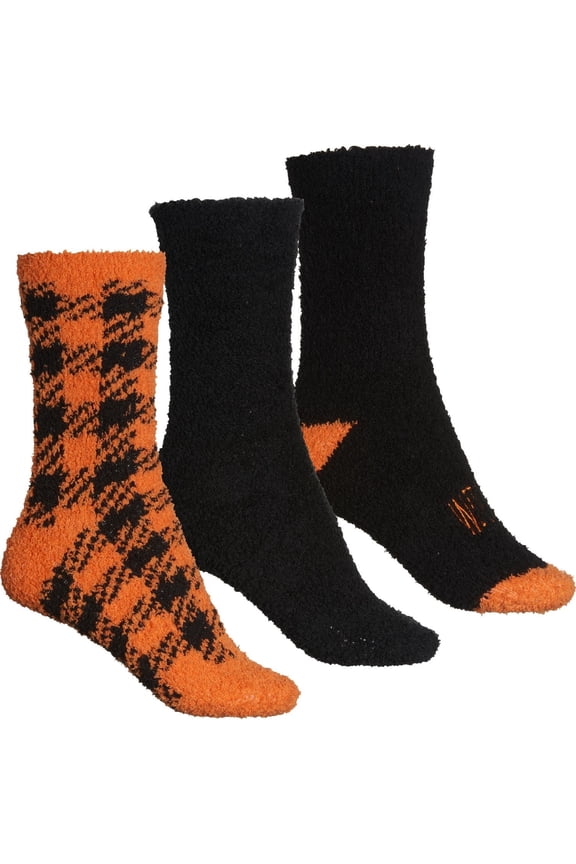 Women's 3-Pack Soft Plush Halloween Witch Cozy Crew Socks-One Size / Witch