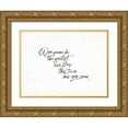 thumbnail image 1 of Rae, Maria 32x25 Gold Ornate Wood Framed with Double Matting Museum Art Print Titled - Greatest Love Story, 1 of 4