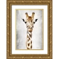 thumbnail image 1 of Rae, Marla 11x14 Gold Ornate Wood Framed with Double Matting Museum Art Print Titled - Geri the Giraffe Up Close, 1 of 4