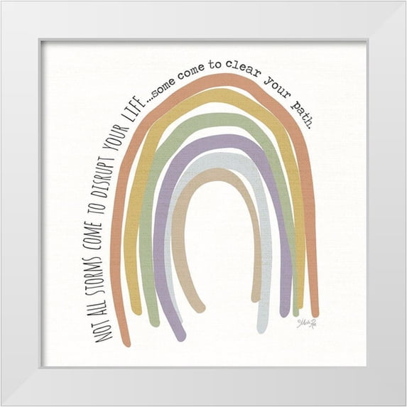 Rae, Marla 12x12 White Modern Wood Framed Museum Art Print Titled - Clear Your Path