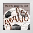 thumbnail image 1 of Rae, Marla 12x12 White Modern Wood Framed Museum Art Print Titled - Soccer Goals, 1 of 4