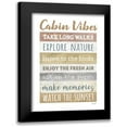 thumbnail image 1 of Rae, Marla 12x14 Black Modern Framed Museum Art Print Titled - Cabin Vibes, 1 of 5