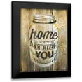 thumbnail image 1 of Rae, Marla 12x14 Black Modern Framed Museum Art Print Titled - Home is Wherever Im With You, 1 of 5