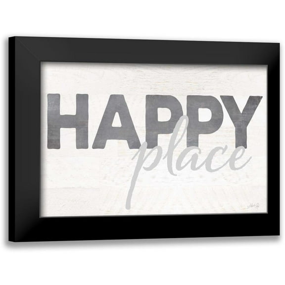 Rae, Marla 14x11 Black Modern Framed Museum Art Print Titled - Happy Place