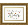thumbnail image 1 of Rae, Marla 14x11 Gold Ornate Wood Framed with Double Matting Museum Art Print Titled - Always Have Flowers, 1 of 4