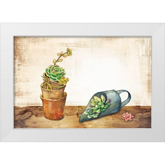 Rae, Marla 14x11 White Modern Wood Framed Museum Art Print Titled - Vintage Planting Scoop