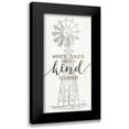 thumbnail image 1 of Rae, Marla 14x24 Black Modern Framed Museum Art Print Titled - Be Kind Windmill, 1 of 5
