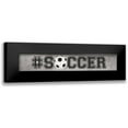 thumbnail image 1 of Rae, Marla 14x6 Black Modern Framed Museum Art Print Titled - Soccer, 1 of 5