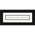thumbnail image 1 of Rae, Marla 14x6 Black Ornate Wood Framed with Double Matting Museum Art Print Titled - Every Family Has a Story, 1 of 4