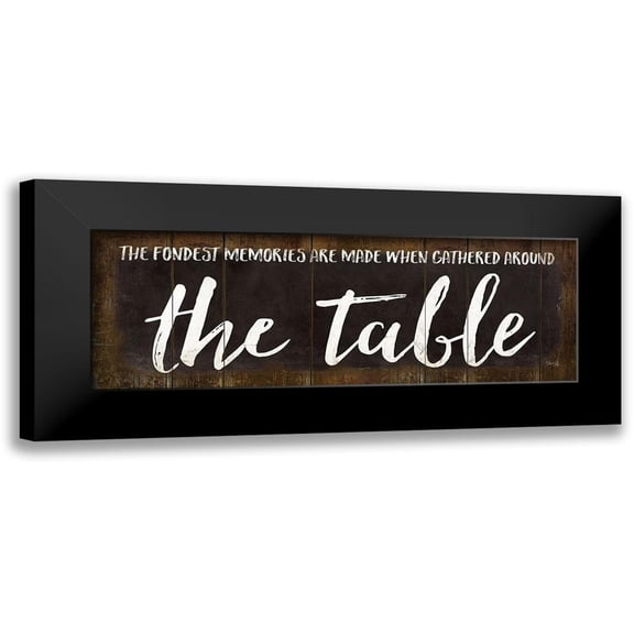 Rae, Marla 14x7 Black Modern Framed Museum Art Print Titled - The Table