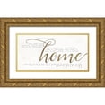 thumbnail image 1 of Rae, Marla 14x9 Gold Ornate Wood Framed with Double Matting Museum Art Print Titled - Lets Stay Home, 1 of 4
