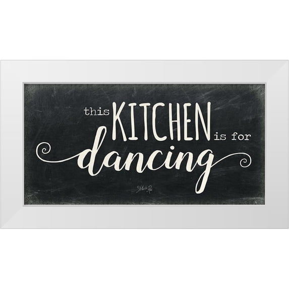 Rae, Marla 14x9 White Modern Wood Framed Museum Art Print Titled - The Kitchen is for Dancing