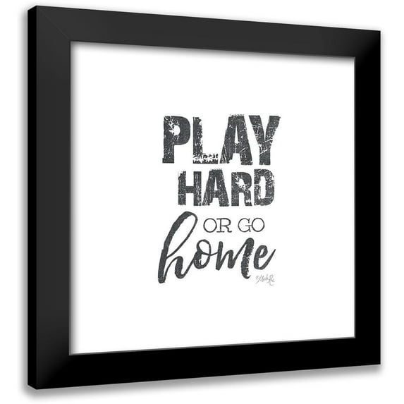 Rae, Marla 15x15 Black Modern Framed Museum Art Print Titled - Play Hard
