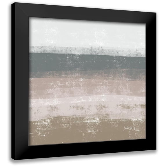 Rae, Marla 15x15 Black Modern Framed Museum Art Print Titled - Striped Abstract 2