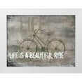 thumbnail image 1 of Rae, Marla 18x15 White Modern Wood Framed Museum Art Print Titled - Life is a Beautiful Ride, 1 of 4