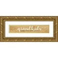 thumbnail image 1 of Rae, Marla 18x6 Gold Ornate Wood Framed with Double Matting Museum Art Print Titled - Grandkids, 1 of 4