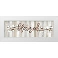 thumbnail image 1 of Rae, Marla 18x9 White Modern Wood Framed Museum Art Print Titled - Cotton Stems - Blessed, 1 of 4