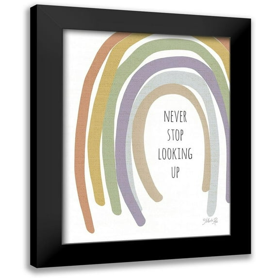 Rae, Marla 19x24 Black Modern Framed Museum Art Print Titled - Never Stop Looking Up