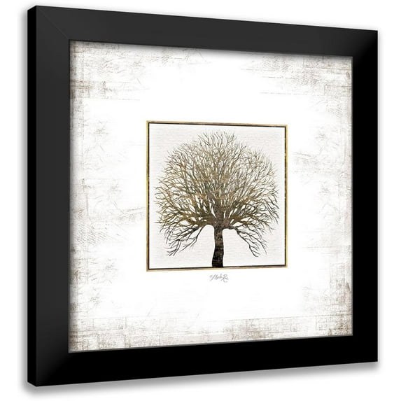 Rae, Marla 20x20 Black Modern Framed Museum Art Print Titled - Tree Squared