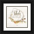 thumbnail image 1 of Rae, Marla 20x20 Black Ornate Wood Framed with Double Matting Museum Art Print Titled - Bless Our Home Fall Foliage, 1 of 4