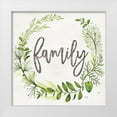 thumbnail image 1 of Rae, Marla 20x20 White Modern Wood Framed Museum Art Print Titled - Family Greenery Wreath, 1 of 4