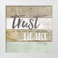 thumbnail image 1 of Rae, Marla 20x20 White Modern Wood Framed Museum Art Print Titled - Trust in the Lord, 1 of 4