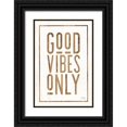 thumbnail image 1 of Rae, Marla 23x32 Black Ornate Wood Framed with Double Matting Museum Art Print Titled - Good Vibes Only, 1 of 4