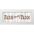thumbnail image 1 of Rae, Marla 24x11 White Modern Wood Framed Museum Art Print Titled - Farm Sweet Farm, 1 of 4