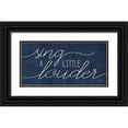 thumbnail image 1 of Rae, Marla 24x14 Black Ornate Wood Framed with Double Matting Museum Art Print Titled - Sing a Little Louder, 1 of 4