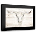 thumbnail image 1 of Rae, Marla 24x17 Black Modern Framed Museum Art Print Titled - Cow Skull, 1 of 5