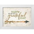 thumbnail image 1 of Rae, Marla 24x17 White Modern Wood Framed Museum Art Print Titled - Grateful Heart, 1 of 4
