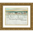 thumbnail image 1 of Rae, Marla 24x19 Gold Ornate Wood Framed with Double Matting Museum Art Print Titled - Beauty Begins, 1 of 4
