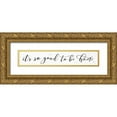 thumbnail image 1 of Rae, Marla 24x7 Gold Ornate Wood Framed with Double Matting Museum Art Print Titled - Its So Good to be Home, 1 of 4