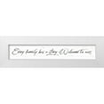 thumbnail image 1 of Rae, Marla 24x7 White Modern Wood Framed Museum Art Print Titled - Every Family Has a Story, 1 of 4