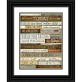 thumbnail image 1 of Rae, Marla 25x32 Black Ornate Wood Framed with Double Matting Museum Art Print Titled - Today is a Brand New Day, 1 of 4