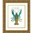 thumbnail image 1 of Rae, Marla 25x32 Gold Ornate Wood Framed with Double Matting Museum Art Print Titled - Its All Good at the Beach, 1 of 4