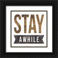 thumbnail image 1 of Rae, Marla 26x26 Black Ornate Wood Framed with Double Matting Museum Art Print Titled - Stay Awhile, 1 of 4
