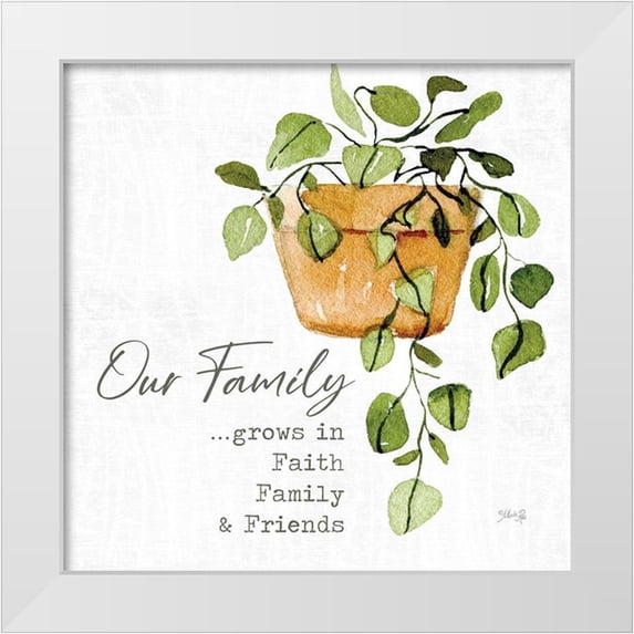 Rae, Marla 26x26 White Modern Wood Framed Museum Art Print Titled - Our Family