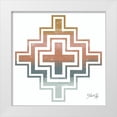 thumbnail image 1 of Rae, Marla 26x26 White Modern Wood Framed Museum Art Print Titled - Tranquil Tribal Print 1, 1 of 4