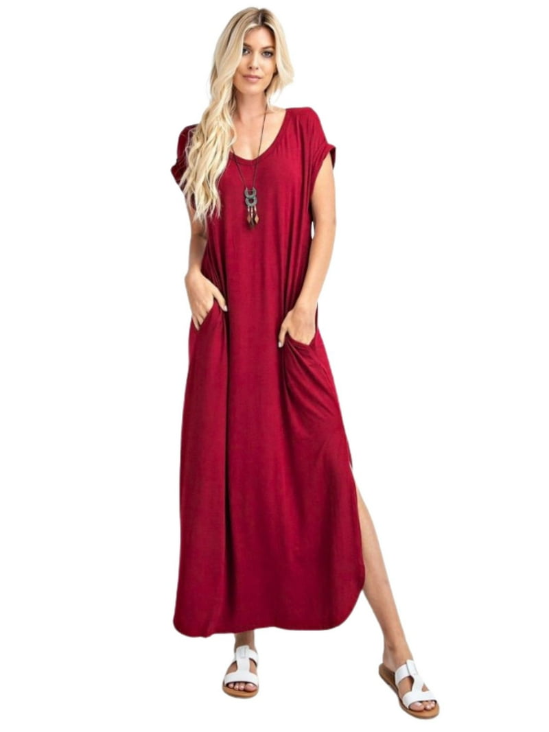 strapless open back dress Delancy One Shoulder Maxi Dress main image 1