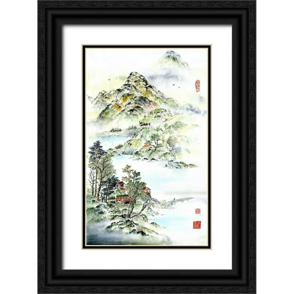 Rae, Nan 13x18 Black Ornate Wood Framed with Double Matting Museum Art Print Titled - Coming Home